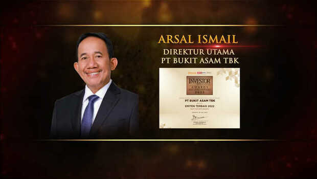 Direktur Utama PT Bukit Asam Tbk, Arsal Ismail.