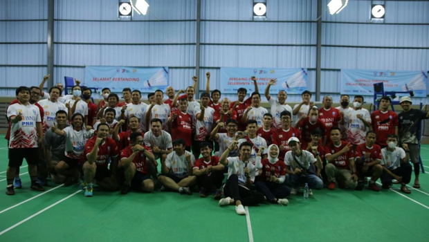 Badminton Journalist Competition 2022 dalam rangka memperingati HUT ke-77 RI, Sabtu 20 Agustus 2022.