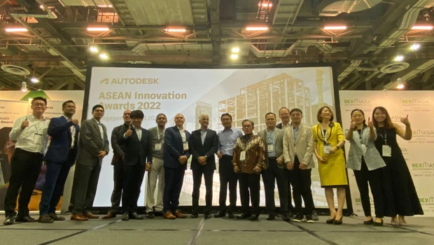 PT PP (Persero) Tbk, meraih penghargaan dalam ajang ASEAN Innovation Awards 2022 yang diselenggarakan langsung oleh Autodesk.