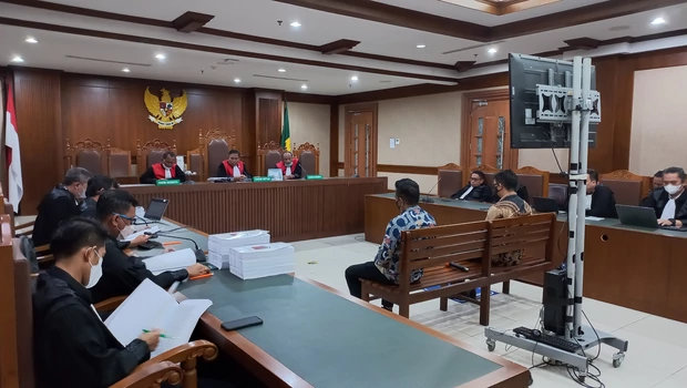 Sidang pembacaan tuntutan terdakwa kasus dugaan suap dana PEN di Pengadilan Negeri Jakarta Pusat, Kamis 15 September 2022