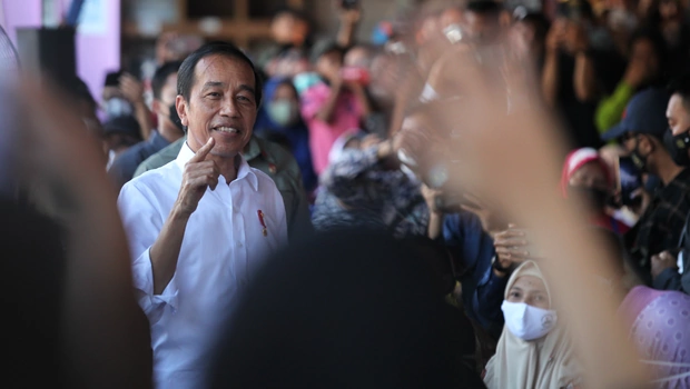 Ilustrasi kunjungan kerja Jokowi.