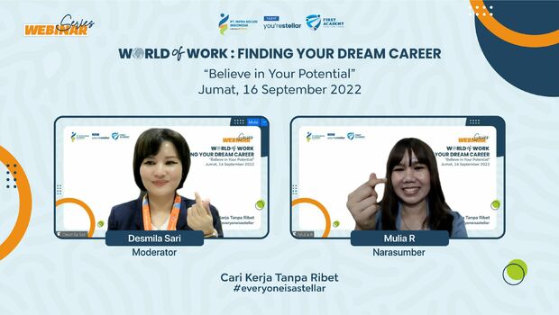 PT Infra Solusi Indonesia (I-Solution), subsidiary PT Link Net Tbk sukses menggelar Webinar Series “World of Work: Finding Your Dream Career” series pertama dengan topik 