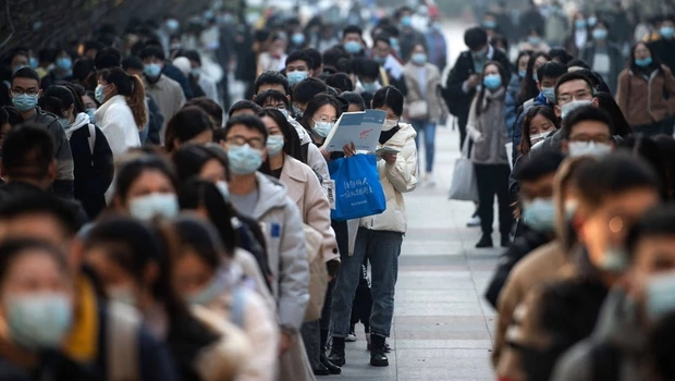 Pasar kerja Tiongkok belum pulih ke tingkat prapandemi Covid-19 sehingga tingkat pengangguran mencapai level tertinggi.