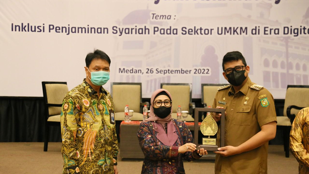 Literasi Inklusi Penjaminan Syariah pada sektor UMKM di Era Digital yang digelar Askrindo Syariah di Medan, Senin 26 September 2022.