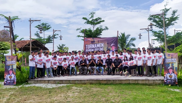 Sahabat Ganjar gelar turnamen PUBG mobile untuk memperkenalkan Ganjar Pranowo kepada masyarakat Belitung, Bangka Belitung, Minggu, 2 Oktober 2022.