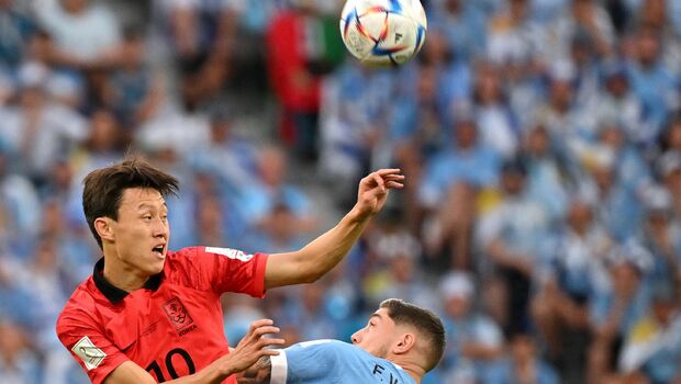 Babak Pertama, Uruguay vs Korsel Masih 0-0