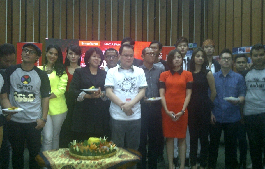Konferensi pers Nagaswara Music Award di Gedung RRI, Jl. Medan Merdeka Barat, Jakarta Pusat, Senin (3/12)