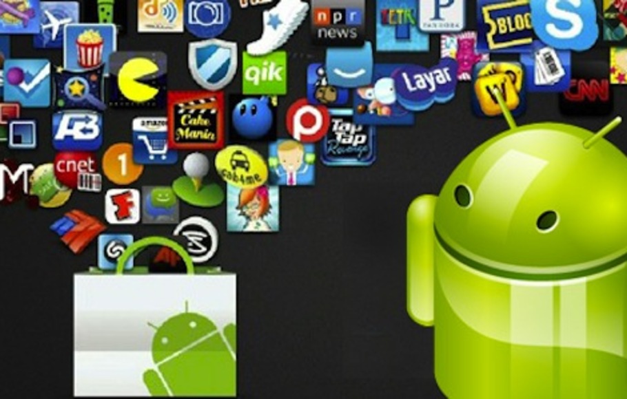 Ilustrasi aplikasi android 