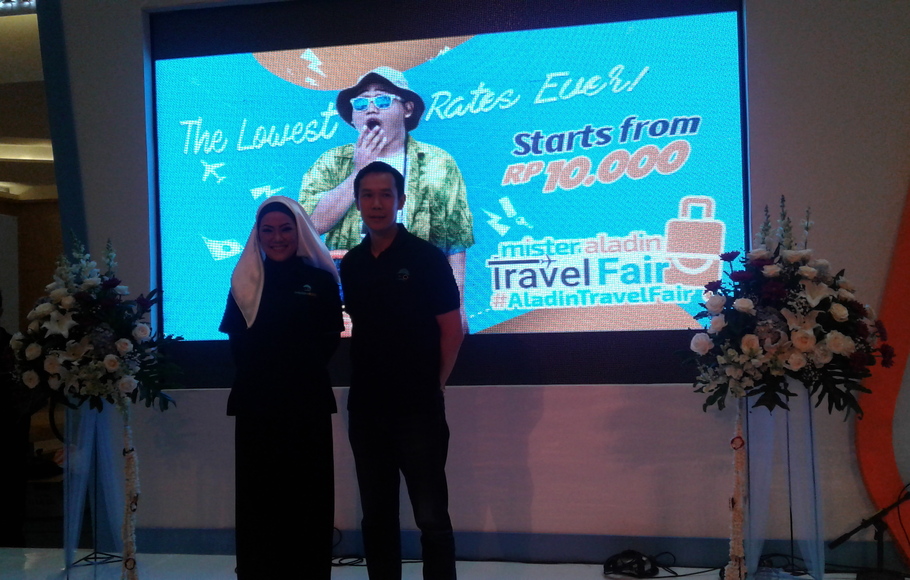 Pembukaan Mister Aladin Travel Fair di Kota Kasablanka, Jakarta, 11 Oktober 2016