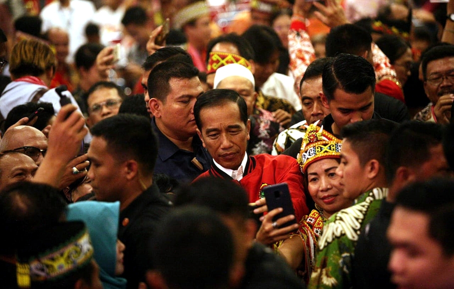 Masyarakat Dayak Dukung Jokowi-Amin