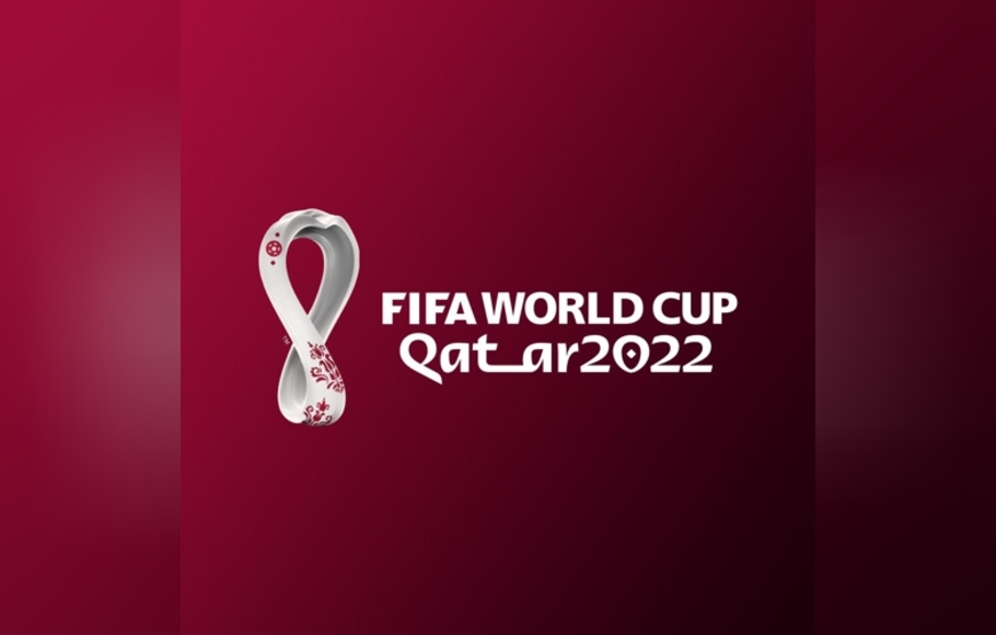 Emblem atau logo resmi Piala Dunia 2022.