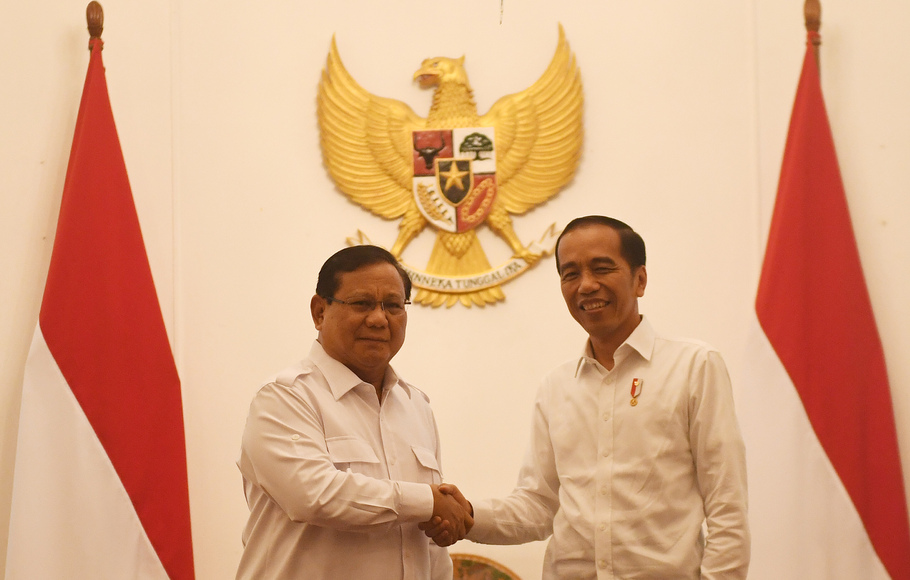 Prabowo Subianto dan Joko Widodo.