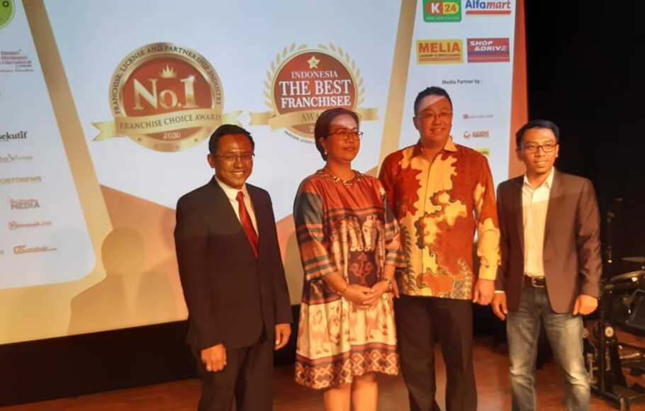 FranchiseGlobal menggandeng Tras N Co Indonesia mengadakan Franchise Choice Award 2020 dan Indonesia The Best Franchisee Award, di Jakarta, Kamis (30/1/2020).