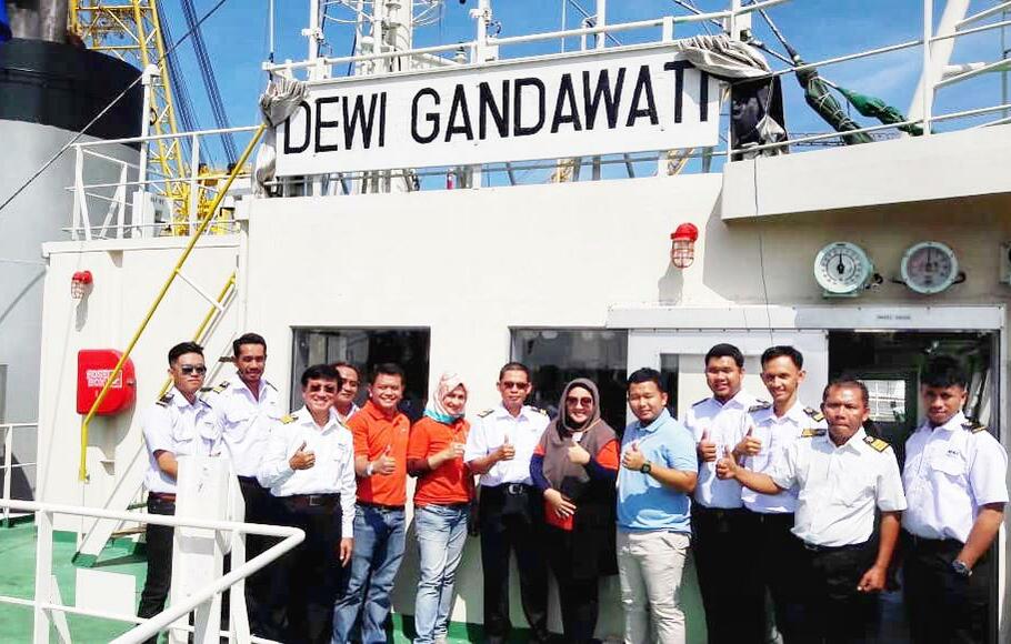 Kapal Dewi Gandawati milik PT Pelita Samudera Shipping Tbk 