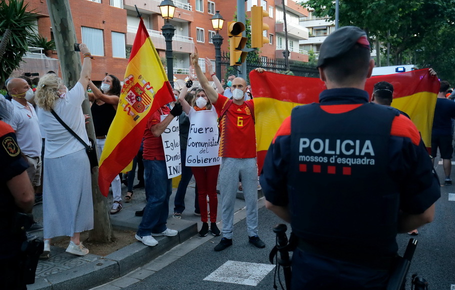 Meski Ditentang, Spanyol Perpanjang Lockdown