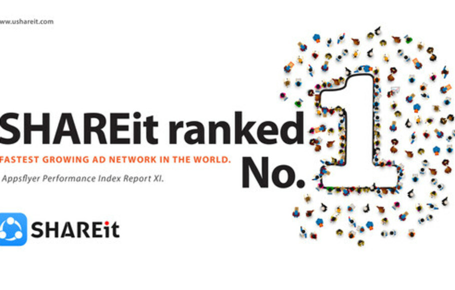 SHAREit menempati peringkat pertama di AppsFlyer Global Growth Index terbaru.