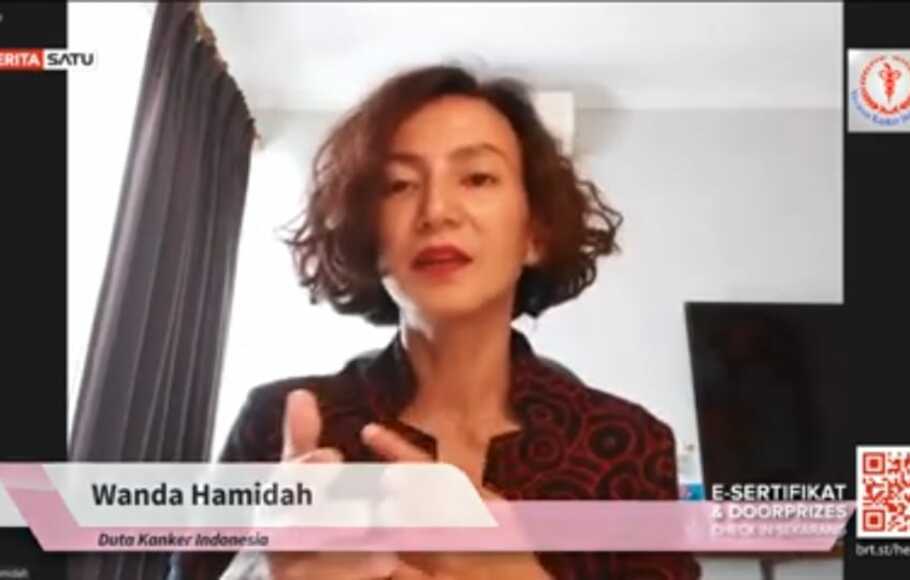 Wanda Hamidah dalam acara Beritasatu Health Literacy 