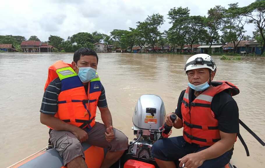 Banjir di Kabupaten Bekasi.