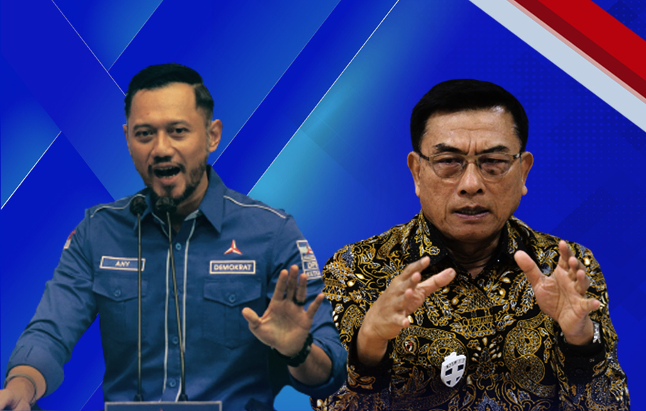 Agus Harimurti Yudhoyono dan Moeldoko.