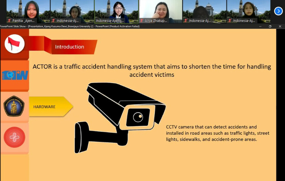 Mahasiswa Fakultas Teknik Universitas Brawijaya (UB) Kota Malang, Jawa Timur, mengembangkan inovasi penanganan korban kecelakaan lalu lintas dengan cepat yang diberi nama ACTOR (ACcident DetecTOR).
