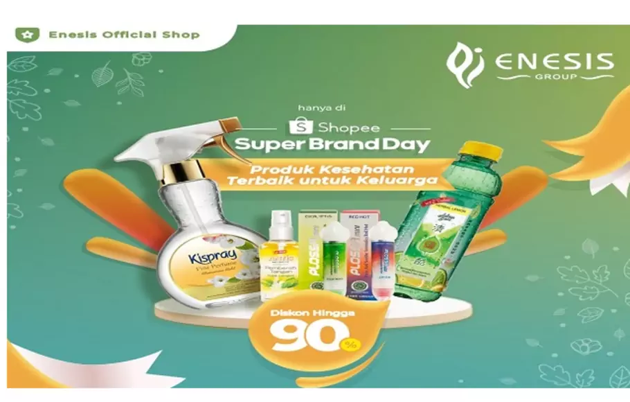 Enesis Group x Shopee Super Brand Day.