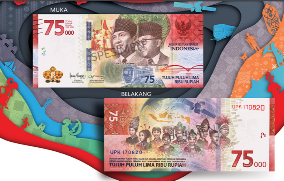Uang Peringatan Kemerdekaan 75 Tahun Republik Indonesia (UPK 75 Tahun RI) 
