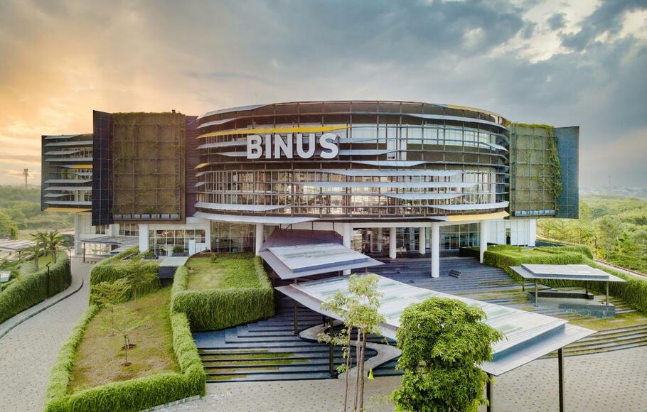Ilustrasi kampus Binus University.