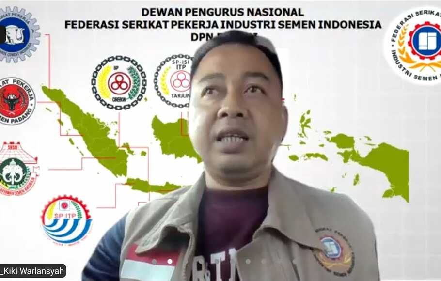 Ketua Umum Federasi Serikat Pekerja Industri Semen Indonesia (FSP ISI) Kiki Warlansyah