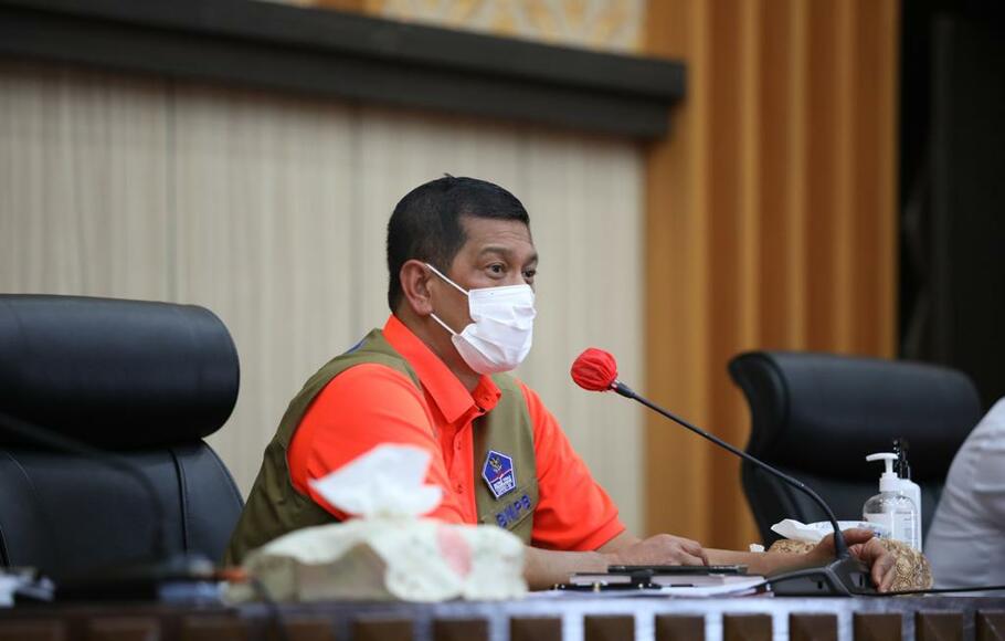 Kepala Badan Nasional Penanggulangan Bencana (BNPB) sekaligus Ketua Tugas (Satgas) Penanganan Covid-19 Letjen TNI Doni Monardo.
