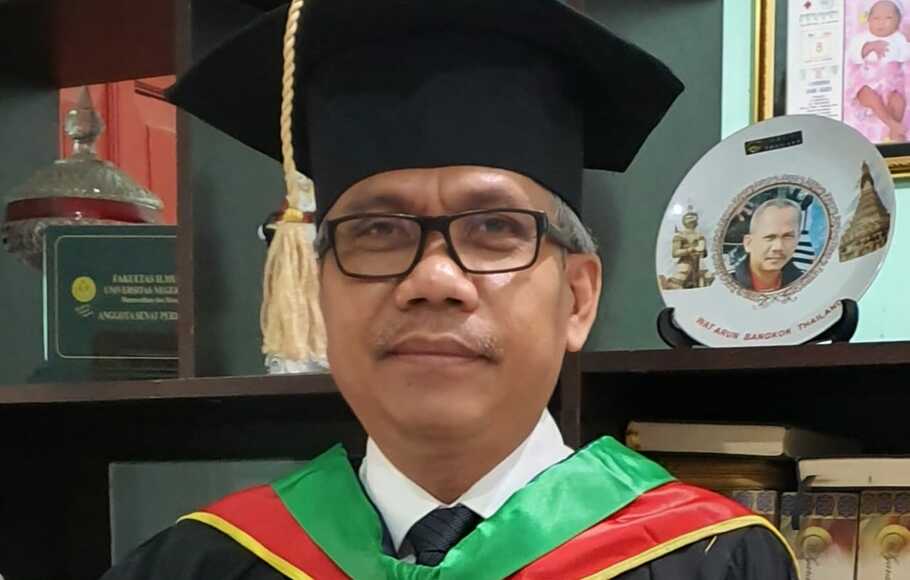 Ketua Umum Asosiasi Dosen Pancasila dan Kewarganegaraan (ADPK), Prof Sarkadi.