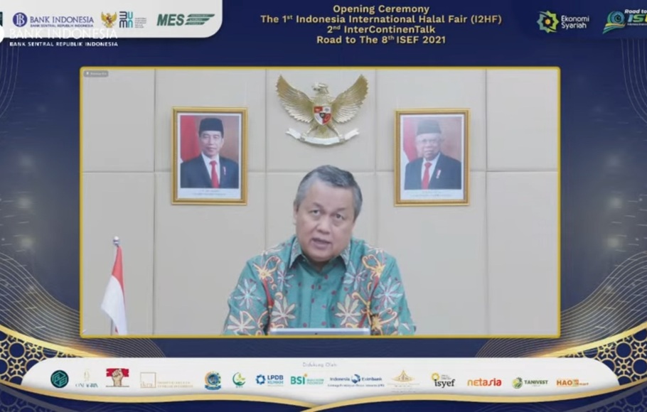 
Gubernur Bank Indonesia (BI), Perry Warjiyo, dalam acara Opening Ceremony Road to Indonesia Sharia Economic Festival (ISEF) 8th 2021: 