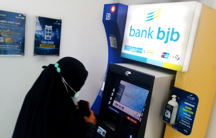 Ilustrasi ATM Bank BJB.
