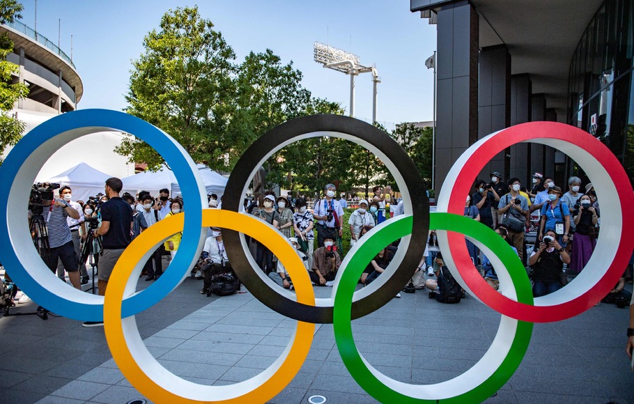 Ilustrasi Olimpiade Tokyo 2020.