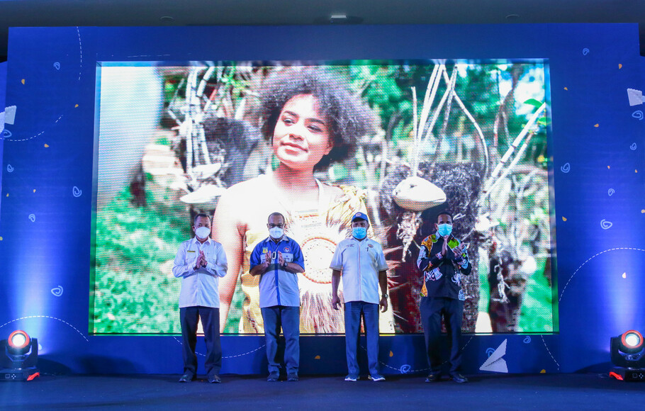 Launching aplikasi Papua Tourism, Rabu 18 Agustus 2021.