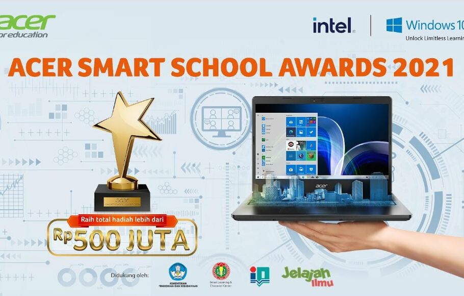 Acer menyelenggarakan Acer Smart School Awards 2021 guna mengapresiasi sekolah dan para pendidik di Indonesia dalam melakukan transformasi digital dunia pendidikan.
