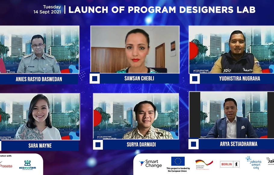 Peluncuran Program Designers Lab secara virtual Selasa 14 September 2021.