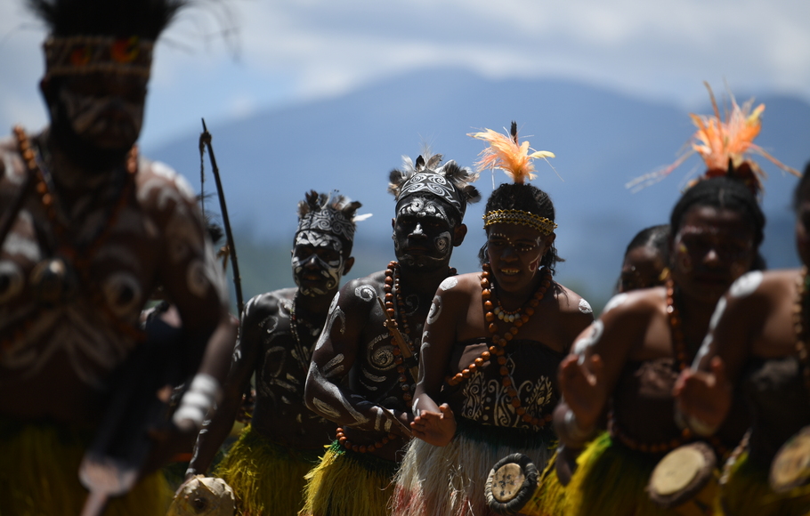Ilustrasi warga Papua.