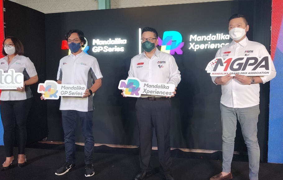 Peluncuran logo identitas resmi Mandalika GP Series serta Mandalika Xperiences sebagai identitas ajang balap di Kawasan Ekonomi Khusus Mandalika.