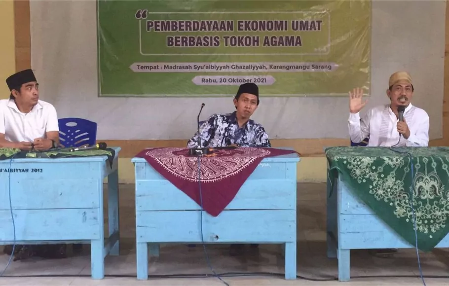 Kementerian Agama menyelenggarakan pemberdayaan ekonomi umat berbasis tokoh agama di Rembang, Jawa Tengah, Rabu, 20 Oktober 2021.