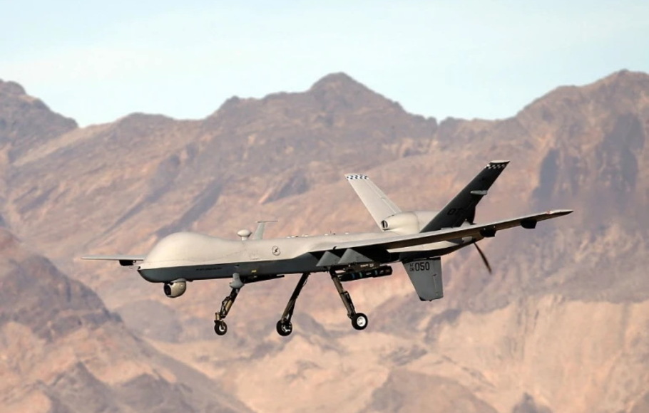 Drone atau pesawat nirawak AS tipe MQ-9.