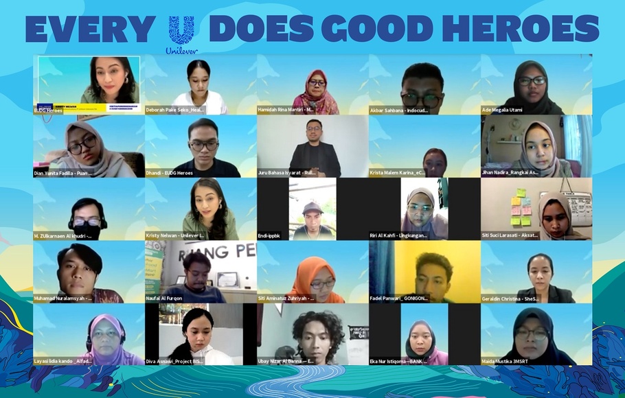 100 Peserta 'Every U Does Good Heroes' terpilih pada Hari Orientasi Program 'Every U Does Good Heroes' tanggal 26 Oktober 2021