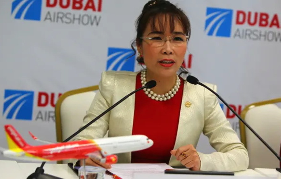 Wanita konglomerat asal Vietnam, Nguyen Thi Phuong Thao menghasilkan banyak kekayaan dari maskapai murah VietJet Air.