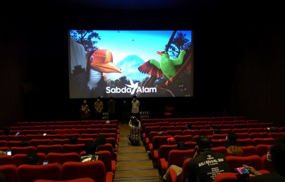 Video musik animasi garapan para siswa SMK Raden Umar Said (RUS) Kudus berjudul Sabda Alam yang diputar di Balinale International Film Festival.