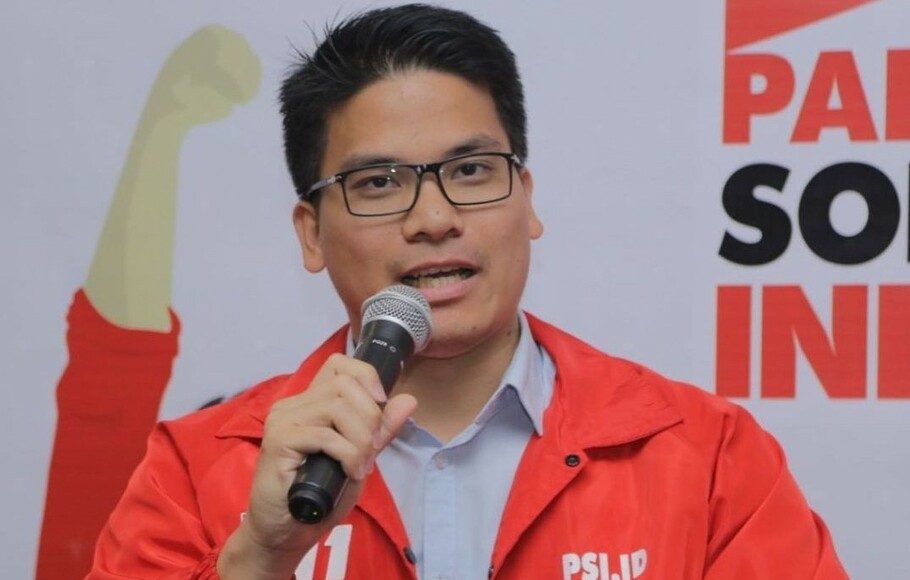 Ketua Dewan Pimpinan Wilayah (DPW) PSI DKI Jakarta Michael Victor Sianipar.