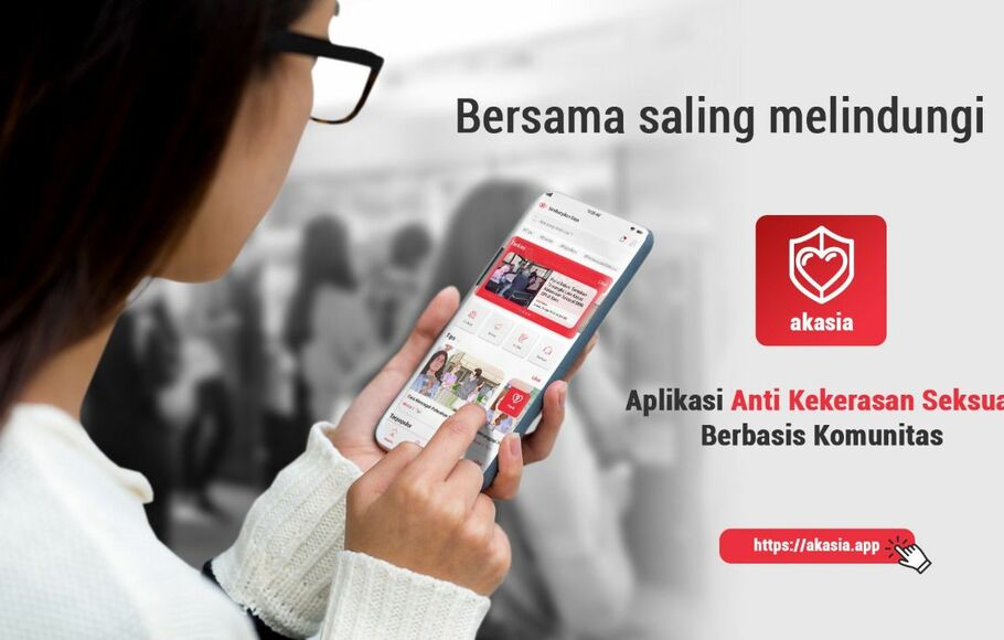 Akasia, aplikasi anti kekerasan seksual berbasis komunitas.