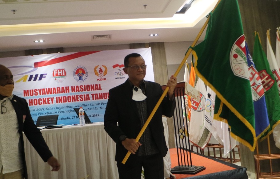 Mayor Jenderal TNI Budi Sulistijono terpilih secara aklamasi menjabat sebagai Ketua Umum Pengurus Pusat Federasi Hockey Indonesia (PP FHI) periode 2021-2025