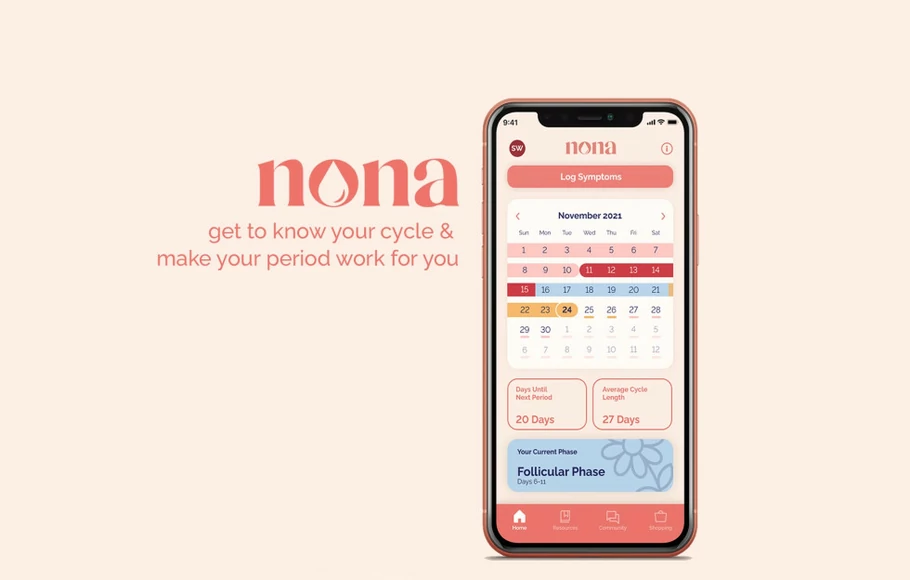 Nona resmi meluncurkan aplikasi kalender siklus menstruasi atau period tracker pertama di Indonesia.