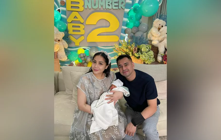 Raffi Ahmad dan Nagita Slavina mengumumkan nama putra kedua.