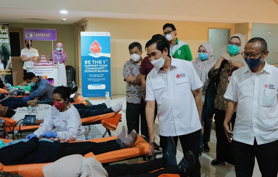 Donor Darah PT Itama Ranoraya TBK bersama PMI DKI Jakarta dalam kampanye BE THE 1, Jumat 3 Desember 2021