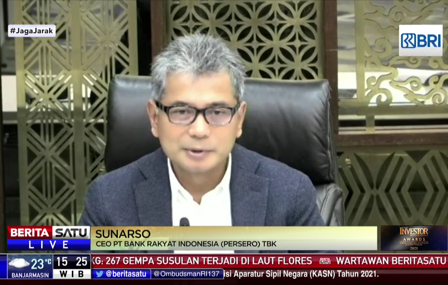 CEO PT Bank Rakyat Indonesia (Persero) Tbk Sunarso